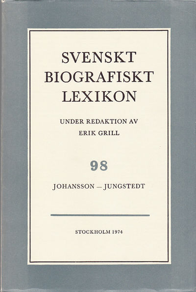 Svenskt Biografiskt Lexikon. Häfte 98 [=Band 20]…
