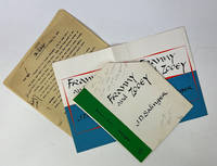 FRANNY AND ZOOEY - Original Dustwrapper Artwork - INSCRIBED BY THE AUTHOR. by J. D.: SALINGER - Signed First Edition - from Lucius Books (SKU: 20276)