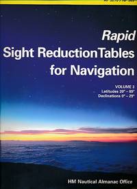 Rapid Sight Reduction Tables for Navigation. Volume 3, Latitudes 39-89°, Declinations 0-29°