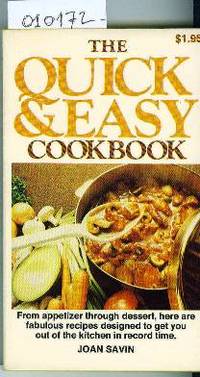 The Quick &amp; Easy Cookbook by Savin Joan - 1977