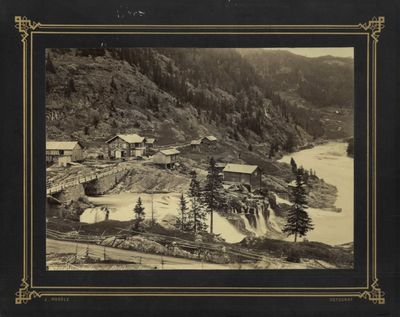 “No. 150. Storebrofos, med Fjeldheim, Bang”.…