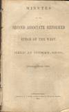 [RELIGION] MINUTES OF THE SECOND ASSOCIATE REFORMED SYNOD OF THE WEST, HELD AT SIDNEY, OHIO, OCTOBER 19th, 1855
