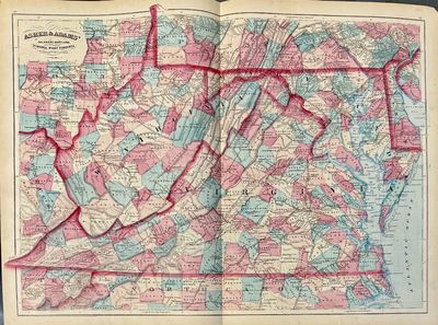 Asher & Adams' Delaware, Maryland, Virginia, West Virginia & District of Columbia
