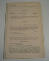image of Letter from the Secretary of the Interior, Transmitting, In Obedience to Law, a Copy of the Report of the Surveyor-General of New Mexico on the Private Land-Claim No. 85, for the Tract Known as 'The Dona Ana Bend,' in New Mexico