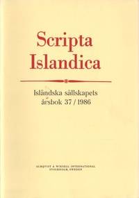 Scripta Islandica. Isländska sällskapets årsbok…