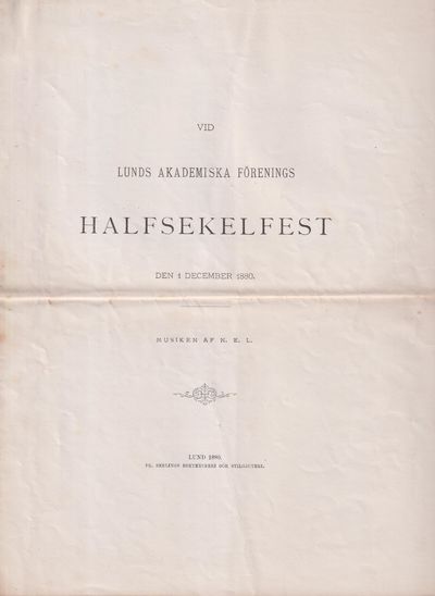 Vid Lunds Akademiska Förenings halfsekelfest den…