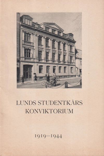 Lunds studentkårs konviktorium 1919-1944.