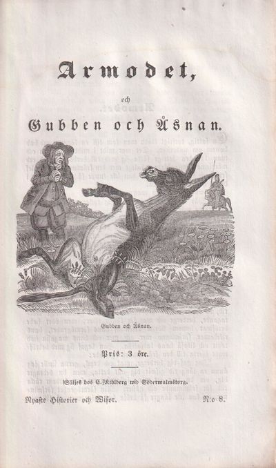 Armodet och Gubben och Åsnan. Säljes hos G.…