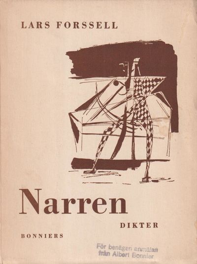 Narren. En diktsvit. [Utg. av] Bonniers.