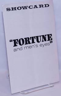 image of Showcard: Fortune and Men's Eyes August, 1967