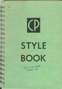 CP Style Book: A Guide for Writers and Filing Editors by Canadian Press - 1974