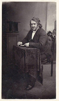 Portrait photograph by Ross & Thomson (97 x 55 mm.)