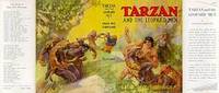 Tarzan And The Leopard Men (facsimile dust jacket for the First Grosset & Dunlap book -JACKET ONLY; NO BOOK)