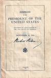 ADDRESS OF THE PRESIDENT OF THE UNITED STATES DELIVERED AT A JOINT SESSION OF THE TWO HOUSES OF CONGRESS NOVEMBER 11, 1918