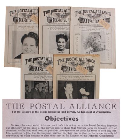 The Postal Alliance [Broken run of 5 issues]