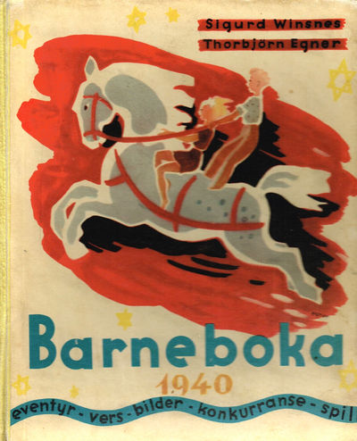 Barneboka 1940. Illustrert av Thorbjørn Egner.