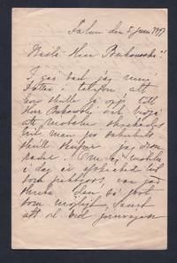 [Bukowskis] [Brev till Henryk Bukowski rörande försändelse av en möbel till Falun med järnväg]