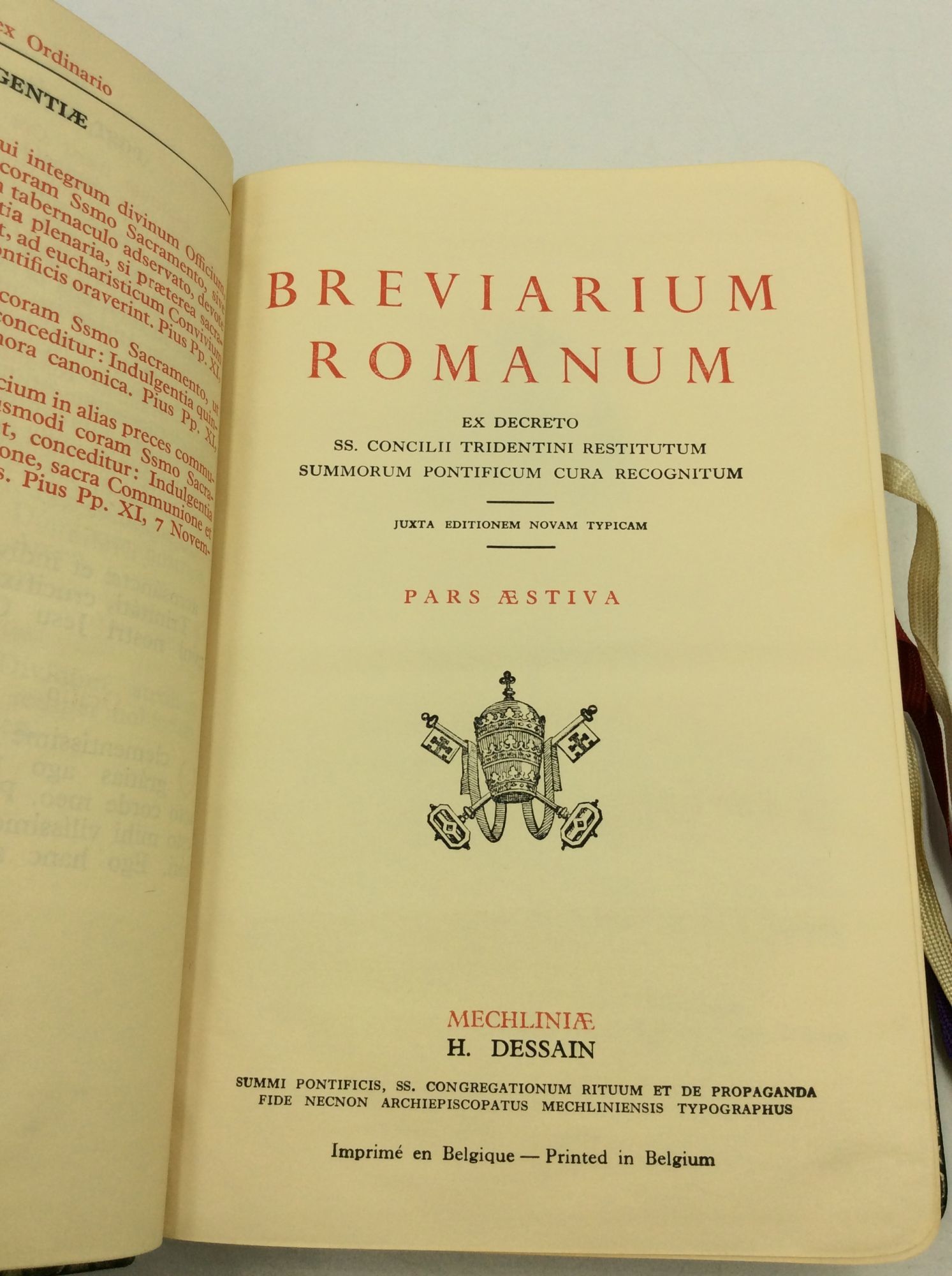 BREVIARIUM ROMANUM: complete 4 volume set by Roman Catholic Church