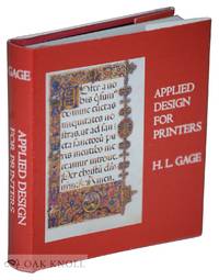 APPLIED DESIGN FOR PRINTERS, A HANDBOOK OF THE PRINCIPLES OF ARRANGEMENT, WITH BRIEF COMMENT ON...