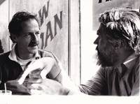 cover of Original photograph of Stan Brakhage and Werner Herzog, circa 1979