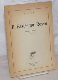 image of Il Fascismo Rosso. Traduzione dal Francese a Cura di Pietro Ferrua