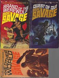 "DOC SAVAGE" NOVELS 3- VOLUMES: # 5 Brand of the Werewolf / # 12 Quest of Qui / # 29...