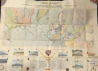 Dunkirk to Berlin. A Map of the Historic Wartime Journeys Undertaken By The Right Hon. Sir Winston Churchill