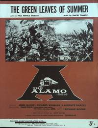 The Alamo Sheet Music 1960 John Wayne, Linda Cristal