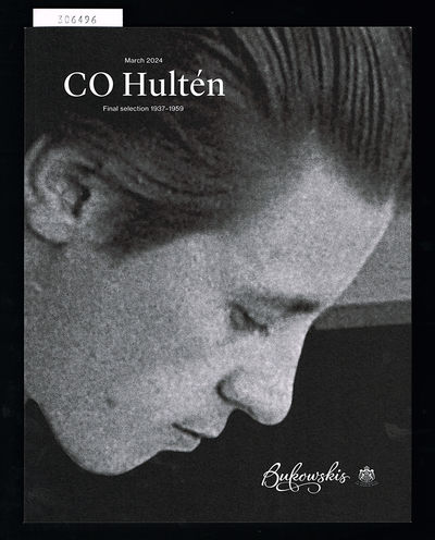 C O Hultén. Final selection 1937-1959. Part 1. March 2024. Bukowskis. (photo 1)