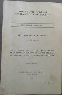 image of Method in Prehistory : An introduction to the discipline of prehistoric archaeology with special reference to South African conditions