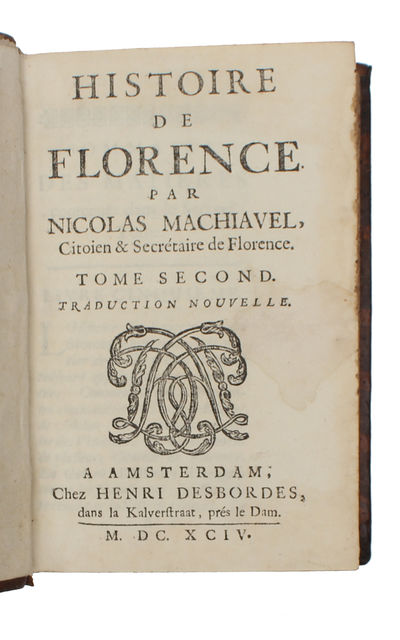 Histoire de Florence. Traduction nouvelle. 2 vols. (photo 3)