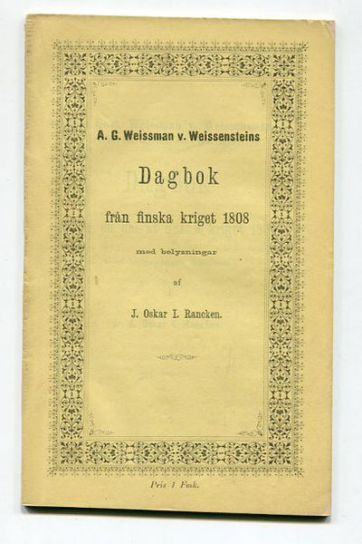Dagbok under en del af  finska kriget 1808 med…