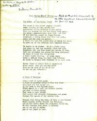 cover of COLLECTION OF 8 SIGNED PRINTED CHRISTMAS GREETINGS PLUS ONE TYPED MANUSCRIPT POEM SIGNED