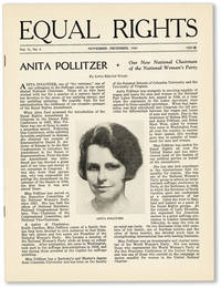 Equal Rights. Official Organ of the National Woman&#039;s Party. Vol. 31, no.6 (November - December 1945) by [NATIONAL WOMAN'S PARTY - EQUAL RIGHTS AMENDMENT] [ANITA POLITZER] WILEY, Anna Kelton (ed) - 1945