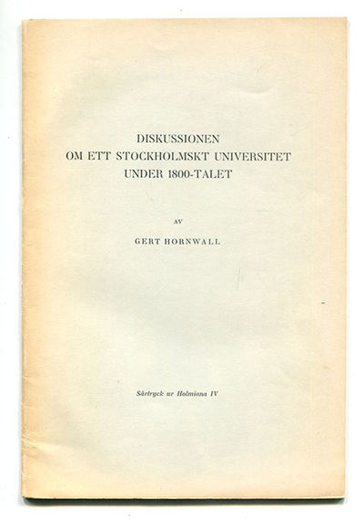 Diskussionen om ett stockholmskt universitet…