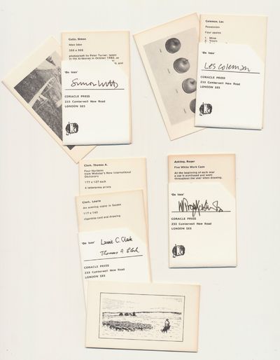 On Loan." Numbered Edition, "3 of 15," Coracle Press, London, 1980, Signed by the Artists
