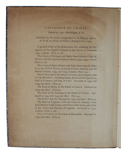 Sailing Directions for the Road of Leghorn. 1796. (photo 3)
