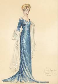 A Little Night Music. A Musical. Group of 4 finely-executed original watercolor costume designs by noted American artist Robert Perdziola (born 1961), each titled, signed, and dated in pencil by the artist April 1982