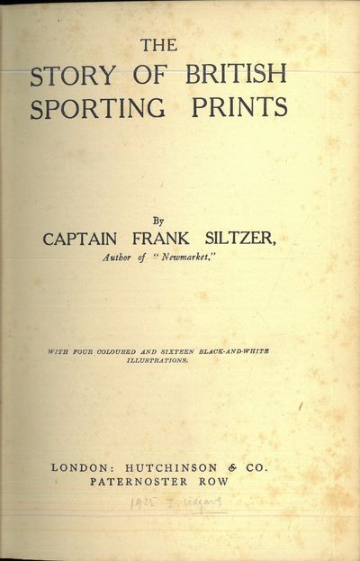 The Story of British Sporting Prints by ....…
