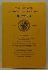 image of The New York Genealogical and Biographical Record, Volume 129, Number 4 (October 1998)
