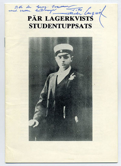 Pär Lagerkvists studentuppsats.
