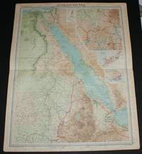 image of Map of "Egypt and the Nile" and the Red Sea from the 1920 Times Survey Atlas (Plate 78)
