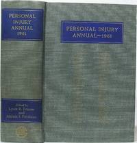 cover of Personal Injury Annual - 1961