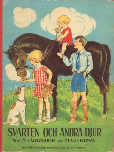 Svarten och andra djur. Med 8 färgsidor.