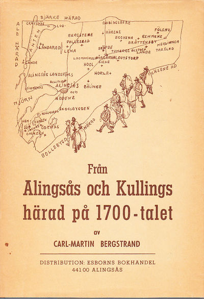 Från Alingsås och Kullings härad på 1700-talet.