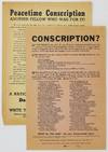 Peacetime Conscription -- Another Fellow Who Was for It! [with:] Conscription