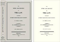 The Study and Practice of the Law by John; Sir James Mackintosh Raithby
- First edition
- 2006
- from The Lawbook Exchange Ltd (SKU: 42647)