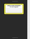 Graph Paper Notebook: 1/4 inch Squares Graph Paper Template - Large Print 8.5x11 100 Pages - Blank Quad Ruled - Softback (Composition Books): Composition Books (Volume 6)