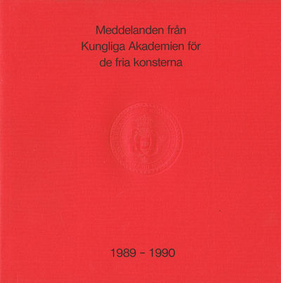 Nymphe kommande utur badet. Om Sergels relief.…
