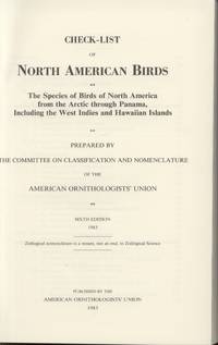image of Check-List of North American Birds, 6th Edition